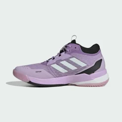 adidas Volleyball|Hallenschuhe<· Crazyflight 6 Mid Schuh für Powder Plum / Zero Metalic / Core Black