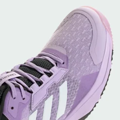adidas Volleyball|Hallenschuhe<· Crazyflight 6 Mid Schuh für Powder Plum / Zero Metalic / Core Black