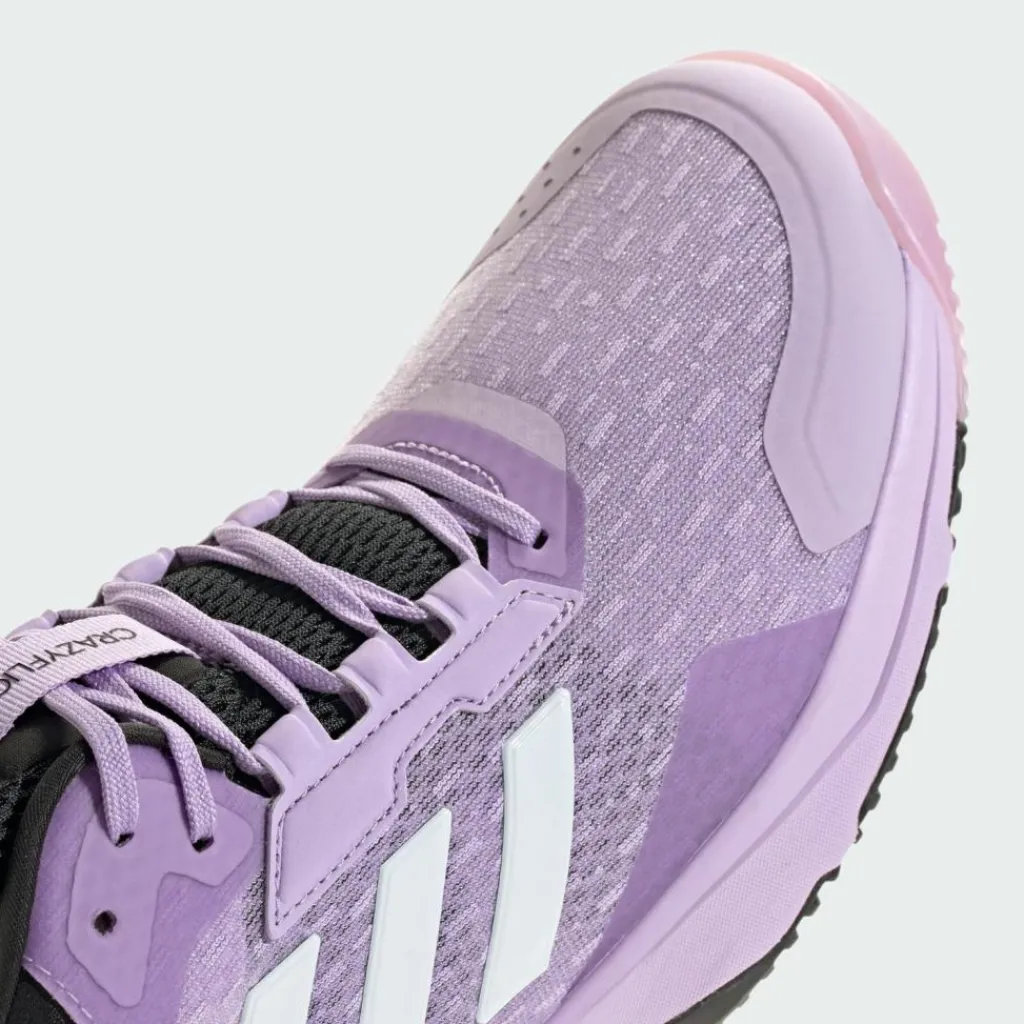 adidas Volleyball|Hallenschuhe<· Crazyflight 6 Mid Schuh für Powder Plum / Zero Metalic / Core Black