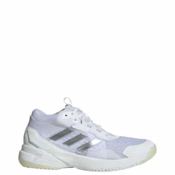 adidas Volleyball|Hallenschuhe<· Crazyflight 6 Mid Schuh für Cloud White / Silver Metallic / Core Black