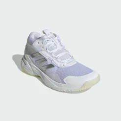 adidas Volleyball|Hallenschuhe<· Crazyflight 6 Mid Schuh für Cloud White / Silver Metallic / Core Black