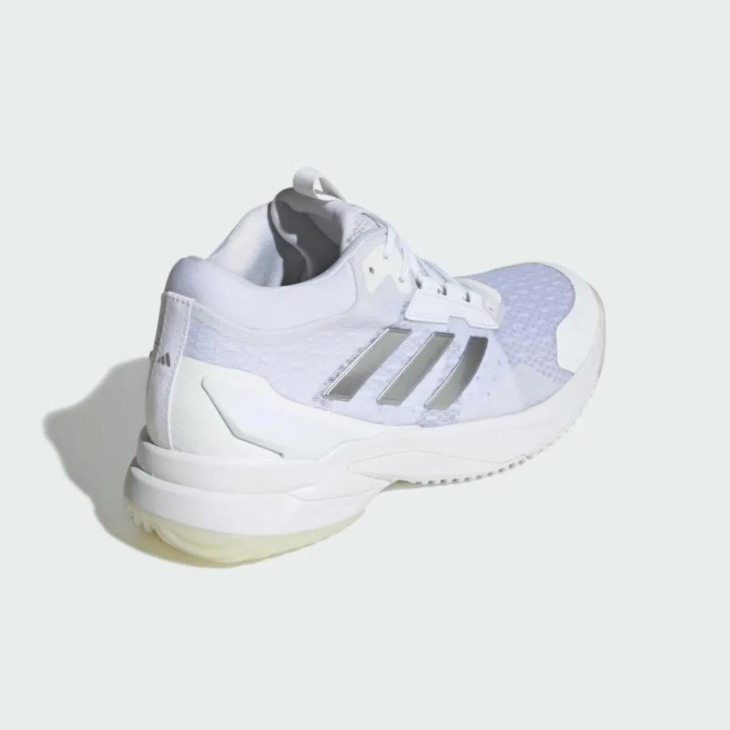 adidas Volleyball|Hallenschuhe<· Crazyflight 6 Mid Schuh für Cloud White / Silver Metallic / Core Black