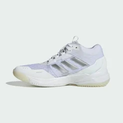 adidas Volleyball|Hallenschuhe<· Crazyflight 6 Mid Schuh für Cloud White / Silver Metallic / Core Black