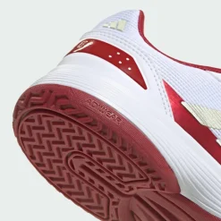adidas Tennis|Tennis<· Crazyquick Kids Padelschuh Cloud White / Ice Gold Met. / Cloud White