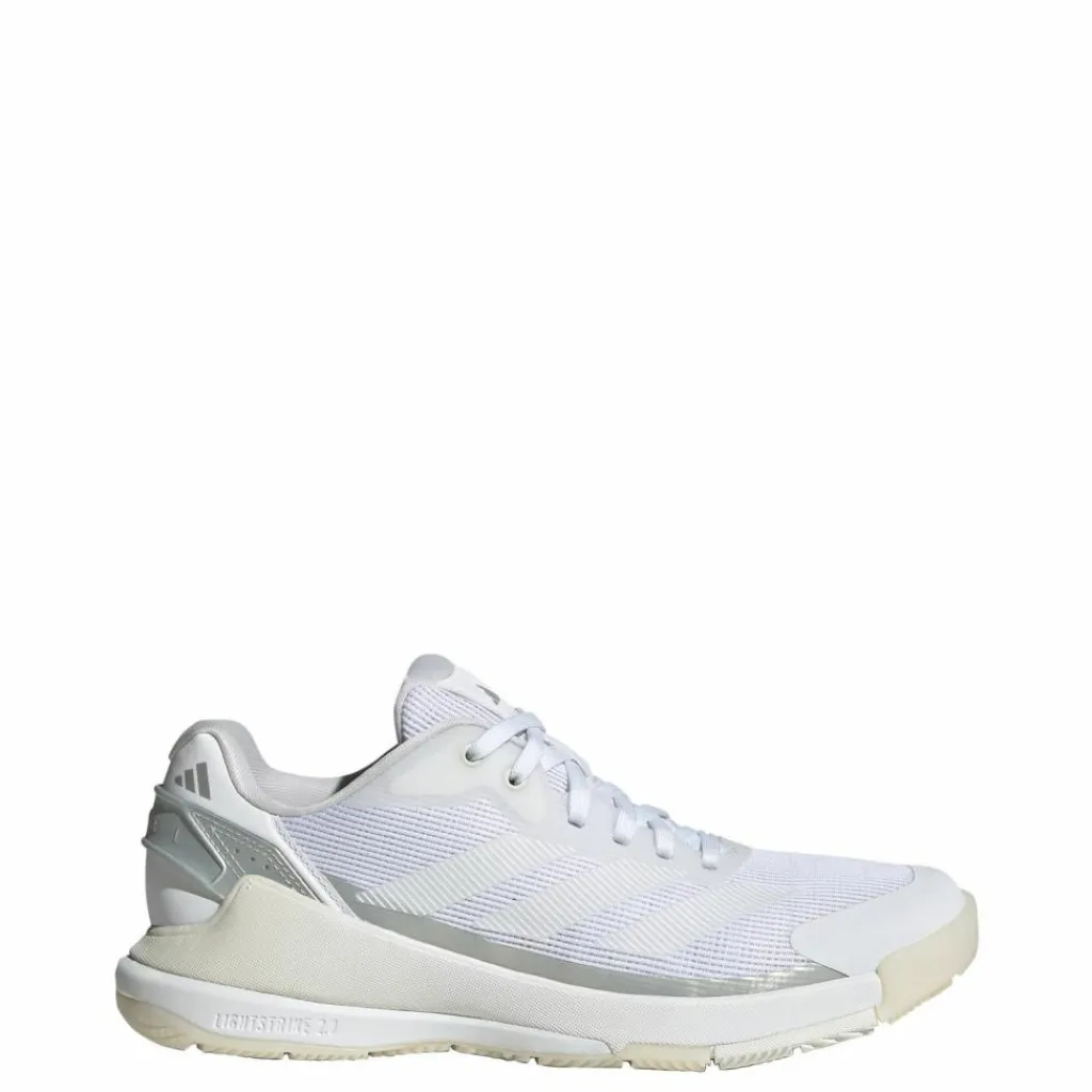 adidas Tennis<· Crazyquick Lightstrike Padel-Schuh Cloud White / Cloud White / Zero Metalic