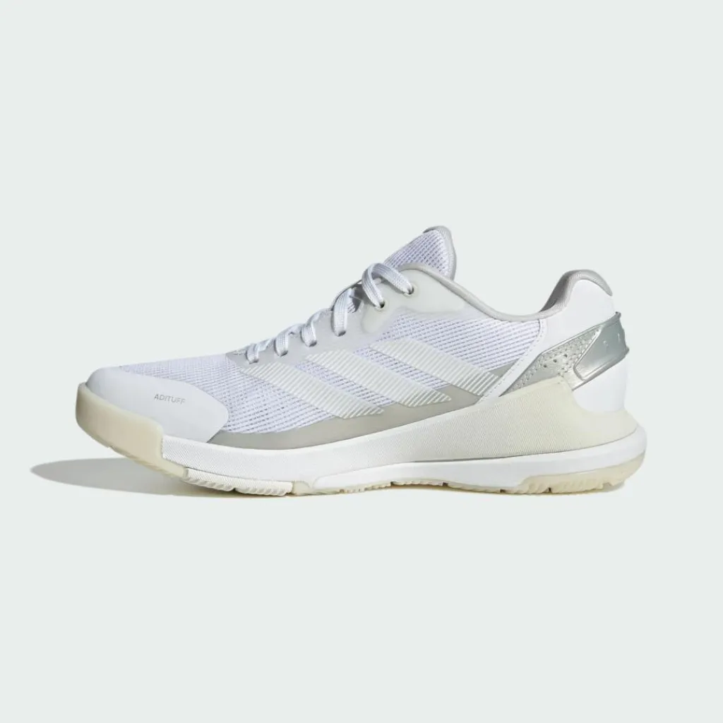 adidas Tennis<· Crazyquick Lightstrike Padel-Schuh Cloud White / Cloud White / Zero Metalic