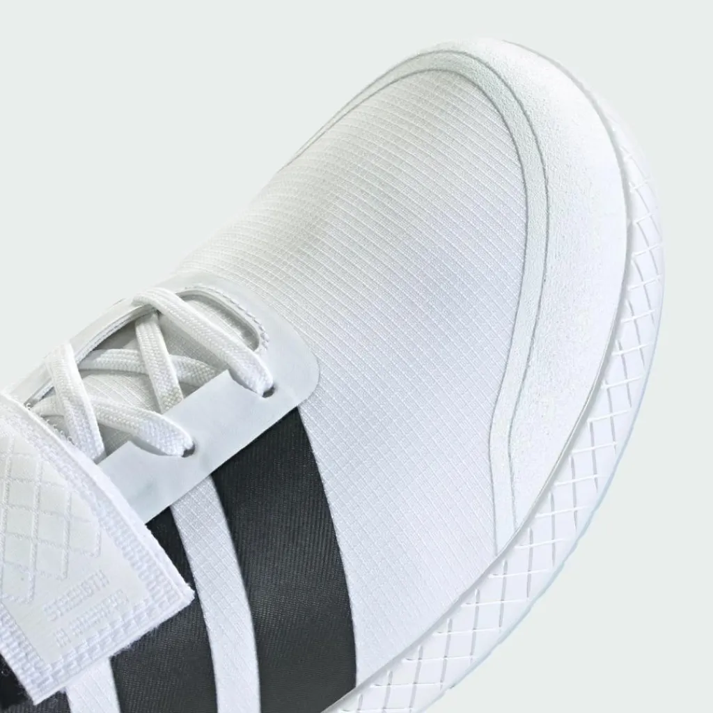 adidas Fitnessschuhe|Fitnessschuhe<· Die Total Weightlifting Schuhe Cloud White / Core Black / Grey One