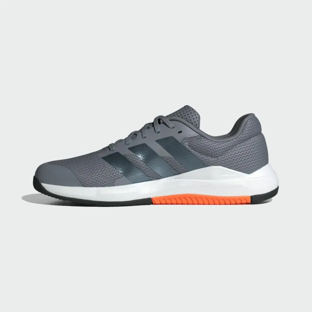 adidas Fitnessschuhe<· Dropset Base Trainingsschuh. Grey / Grey Five / Lucid Orange