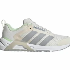 adidas Fitnessschuhe<· DROPSET CONTROL chalk white-halo silver-lime burst