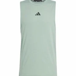 adidas Tops & Tanks<· D4T silver green