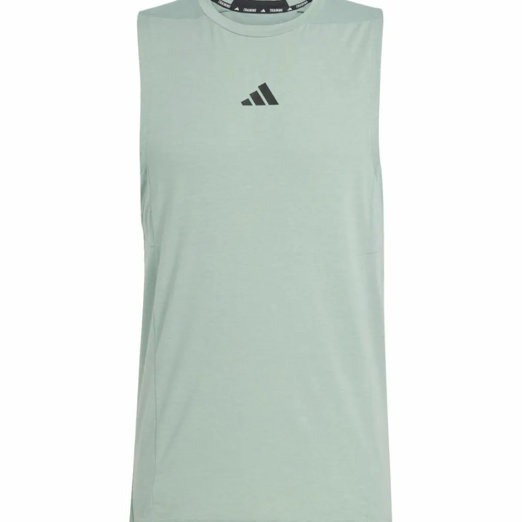 adidas Tops & Tanks<· D4T silver green