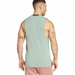 adidas Tops & Tanks<· D4T silver green