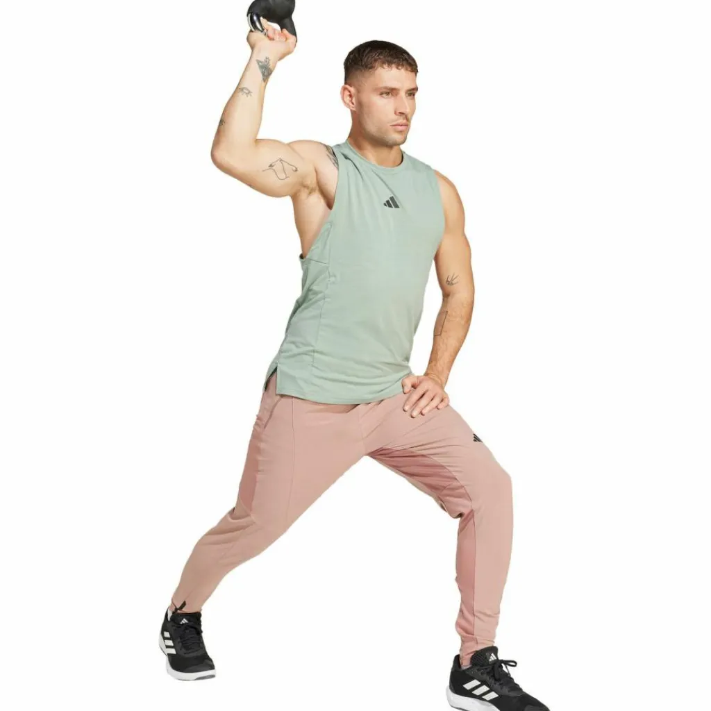 adidas Tops & Tanks<· D4T silver green