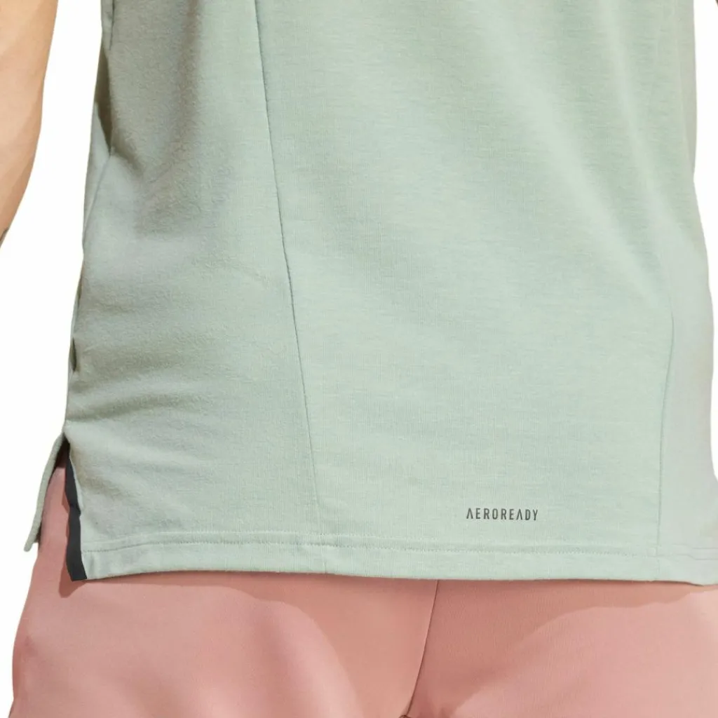 adidas Tops & Tanks<· D4T silver green
