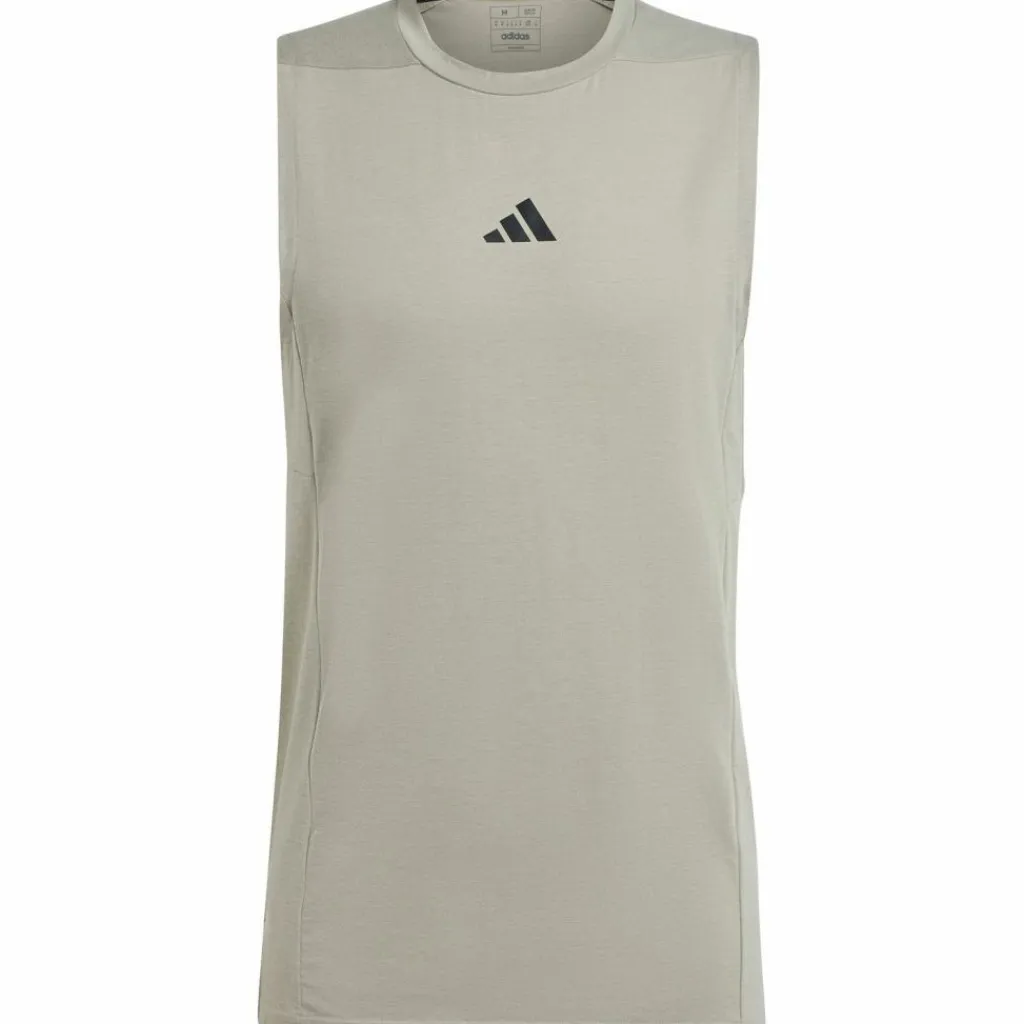 adidas Tops & Tanks<· D4T silver pebble