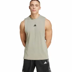 adidas Tops & Tanks<· D4T silver pebble