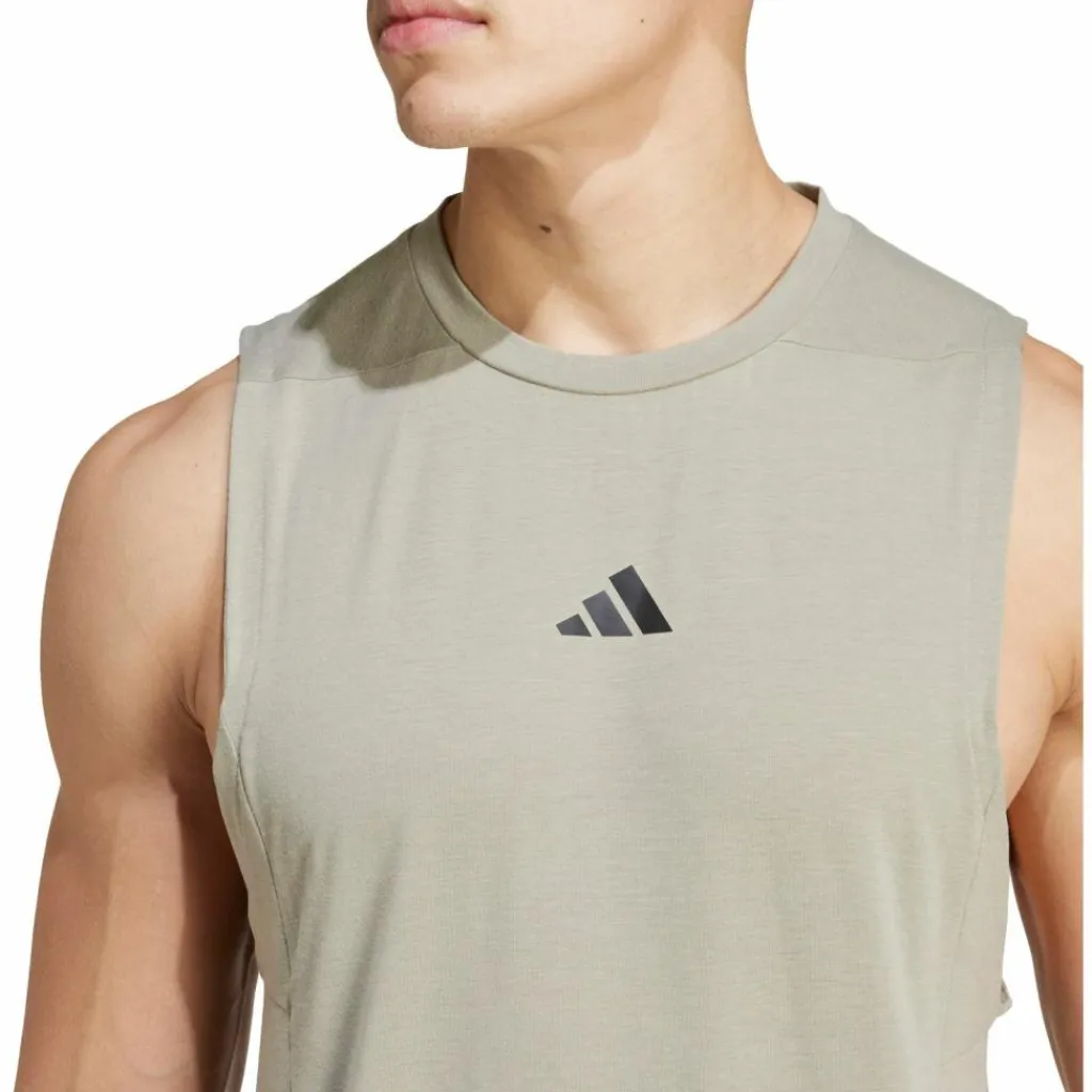 adidas Tops & Tanks<· D4T silver pebble