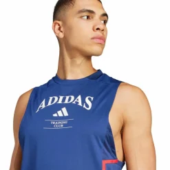 adidas Tops & Tanks<· D4T HERITAGE dark blue-chalk white