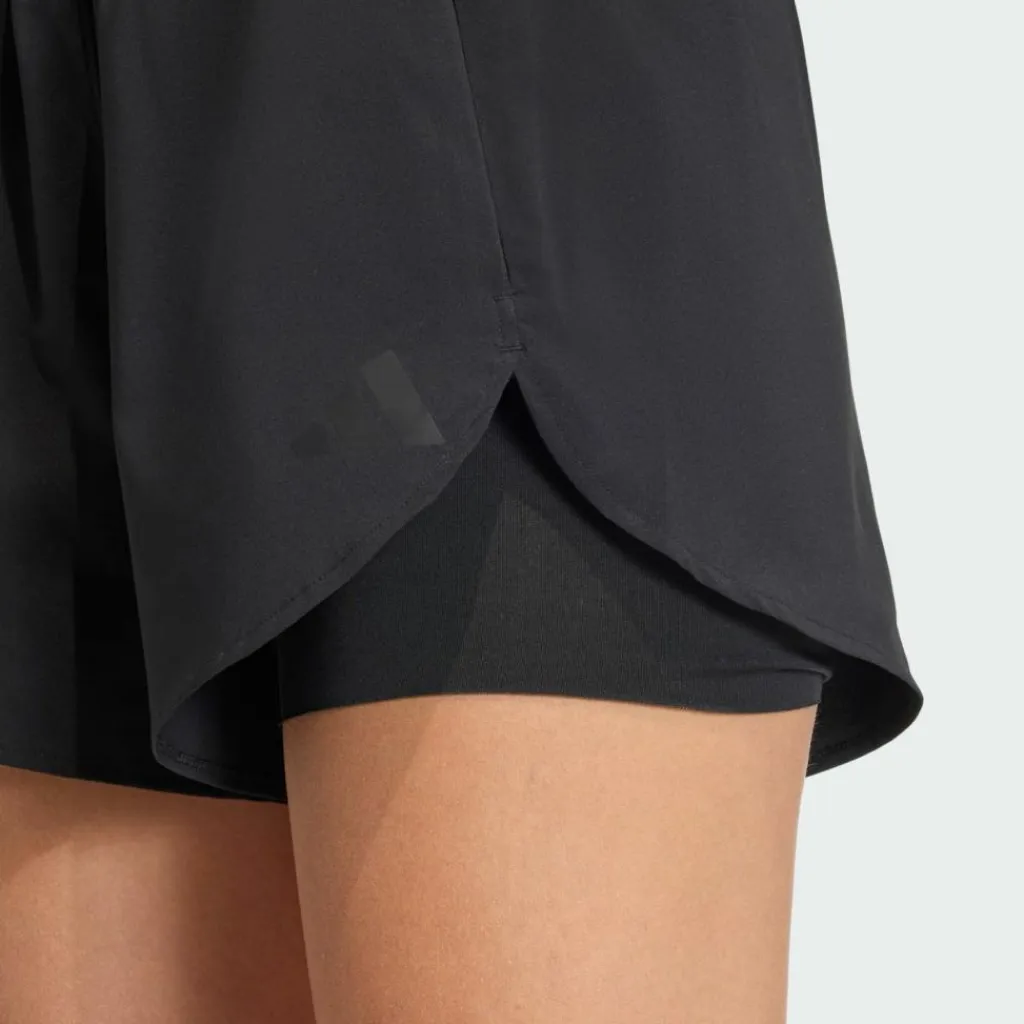 adidas Hosen<· D4T Workout Go To 2in1 Shorts Black