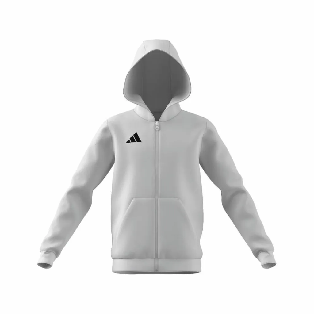 adidas Jacken|Fußball<· Entrada 26 Kapuzenjacke Kids weissschwarz