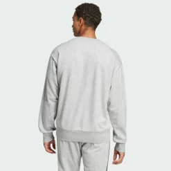 adidas Pullover & Sweats<· Essentials Big Logo French Terry Medium Grey Heather / Black