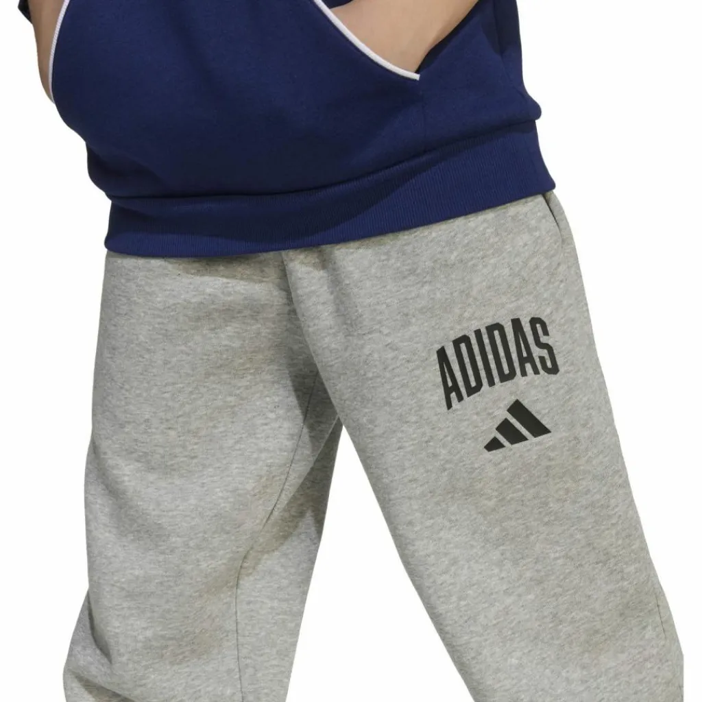 adidas Hosen<· Essentials Collegiate medium grey heather-black