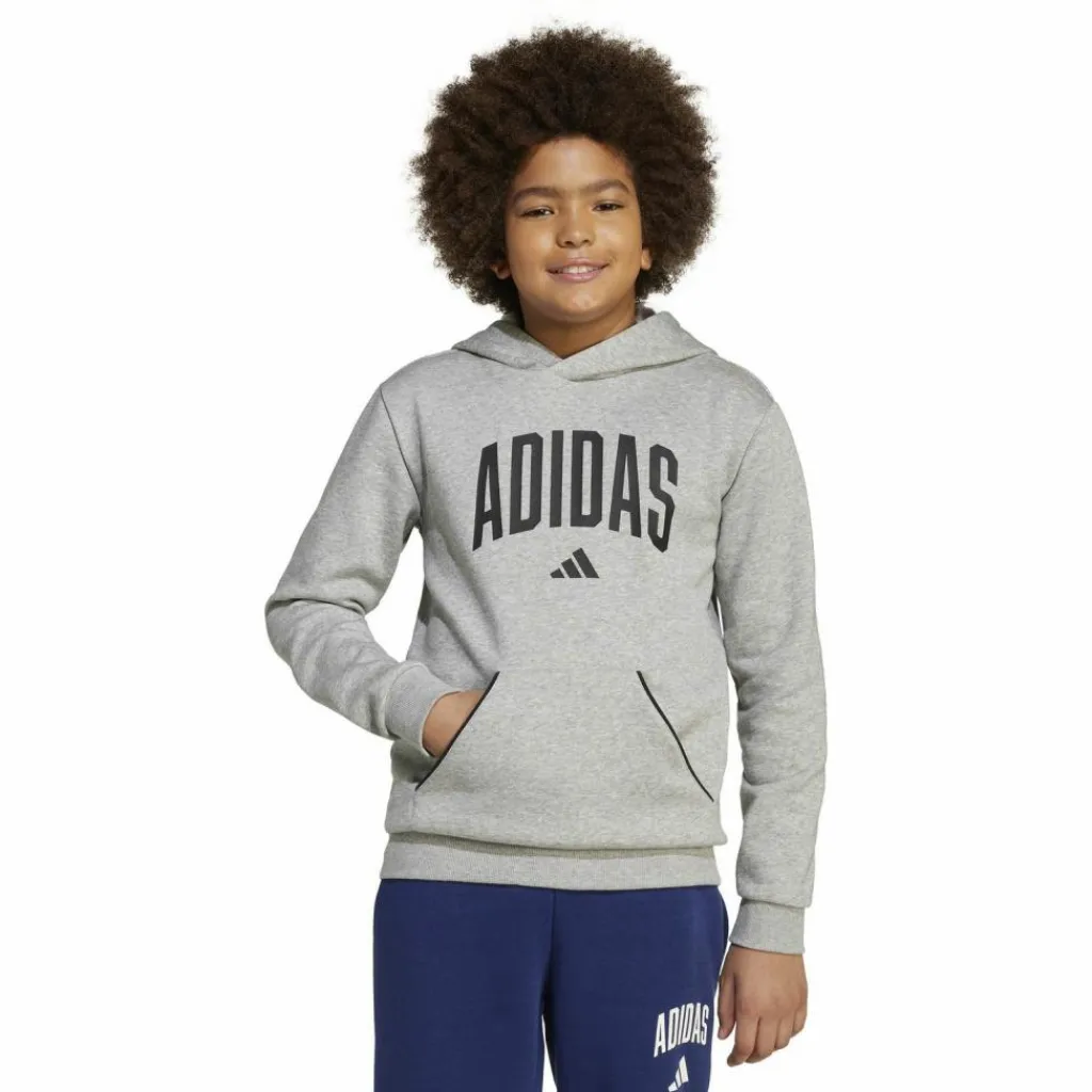 adidas Pullover & Sweats<· Essentials Collegiate medium grey heather-black