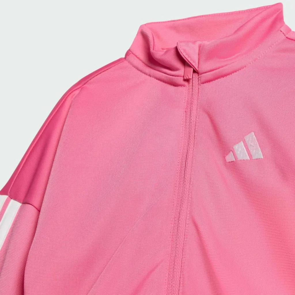 adidas Trainingsanzüge<· Essentials CLIMACOOL Kids Trainingsanzug Pink Fusion / White / White