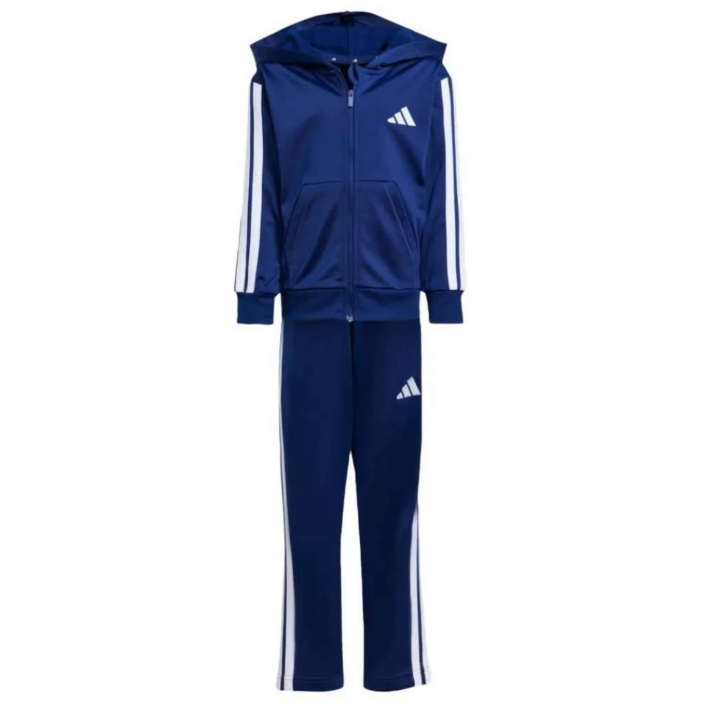 adidas Pullover & Sweats<· Essentials Kids Trainingsanzug Dark Blue / White