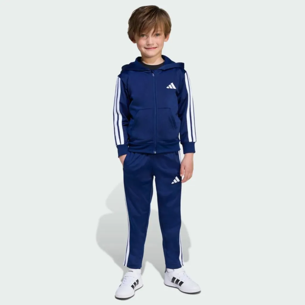 adidas Pullover & Sweats<· Essentials Kids Trainingsanzug Dark Blue / White