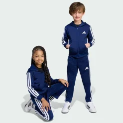 adidas Pullover & Sweats<· Essentials Kids Trainingsanzug Dark Blue / White