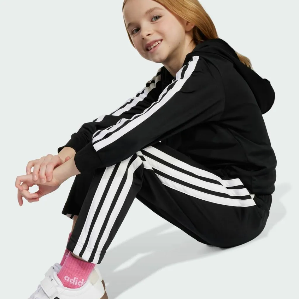 adidas Pullover & Sweats<· Essentials Kids Trainingsanzug Black / White