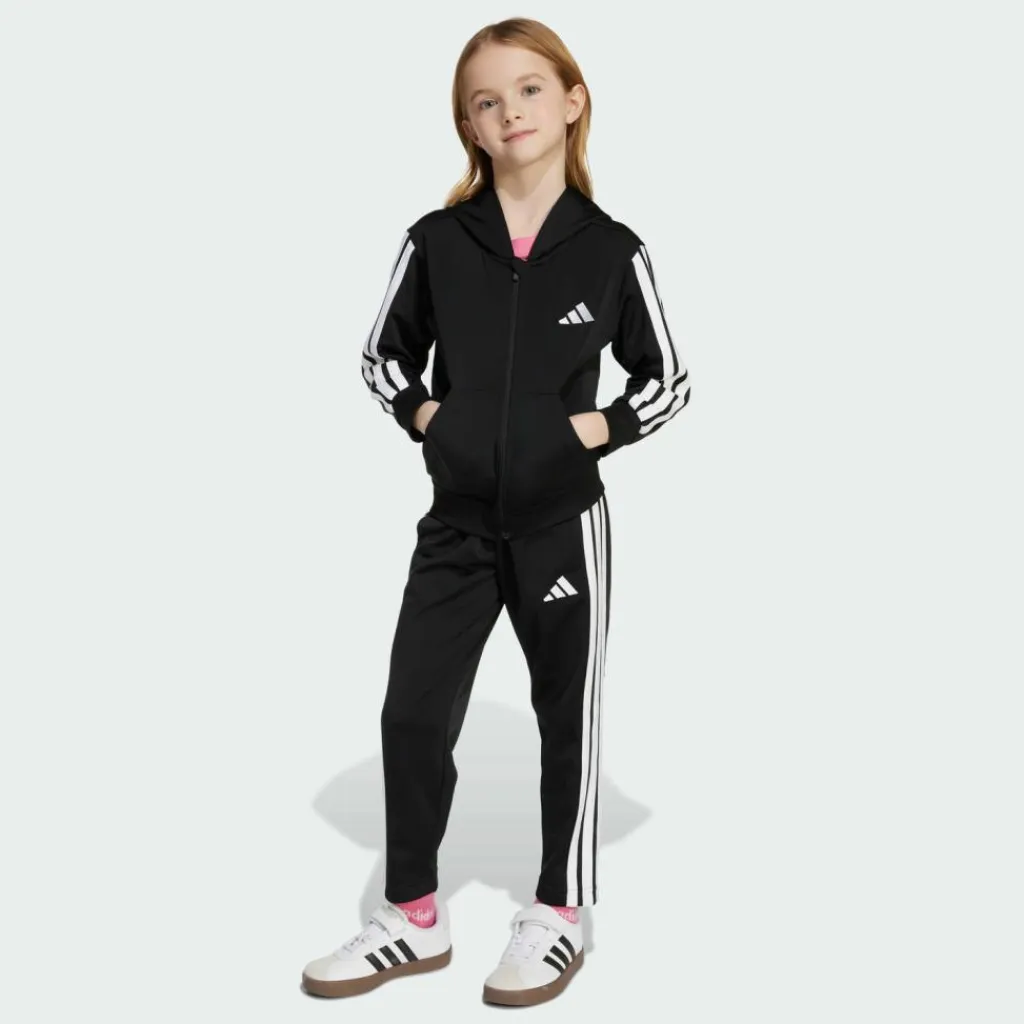 adidas Pullover & Sweats<· Essentials Kids Trainingsanzug Black / White