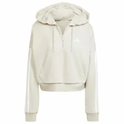 · Essentials 3-Streifen French Terry Damen Pullover & Sweats