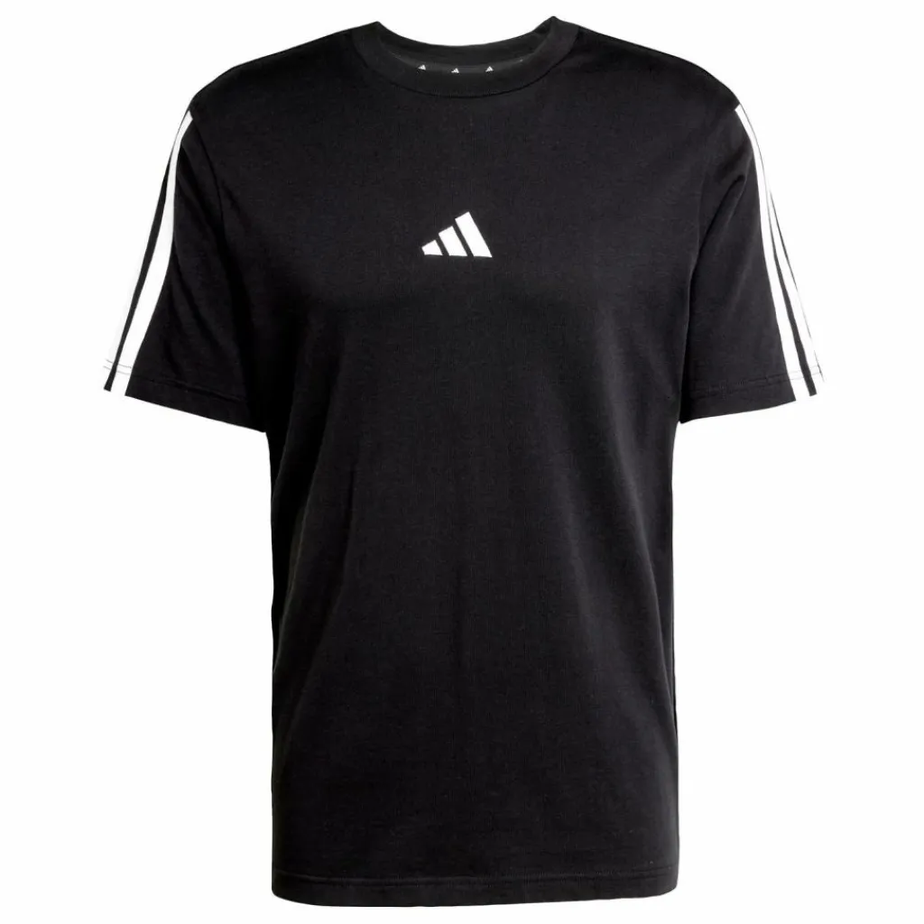 Outlet · Essentials 3-Streifen Single Jersey Herren Shirts