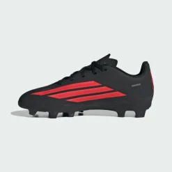 adidas Fußballschuhe<· F50 Club Firm Ground / Multi Ground Core Black / Lucid Red / Core Black
