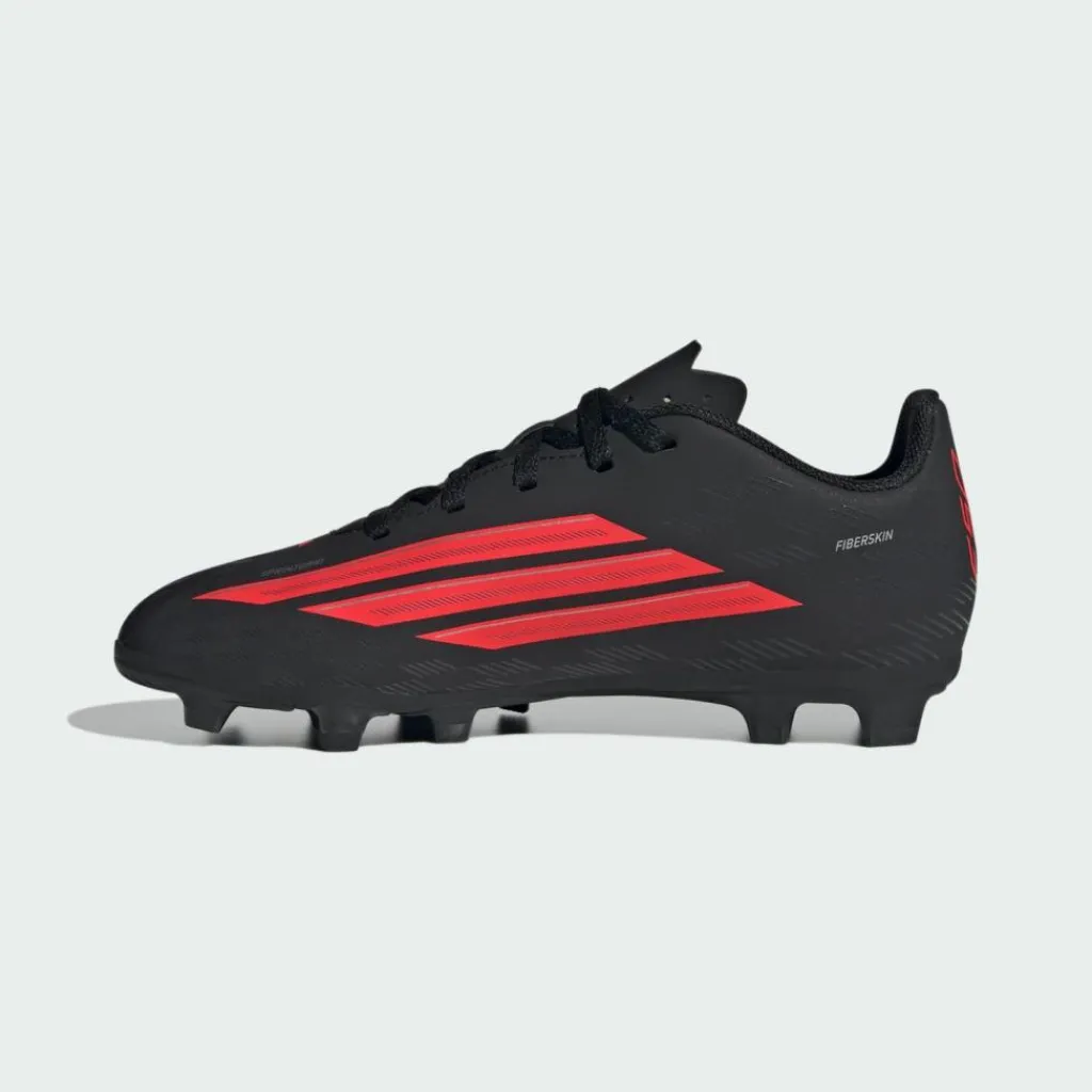 adidas Fußballschuhe<· F50 Club Firm Ground / Multi Ground Core Black / Lucid Red / Core Black