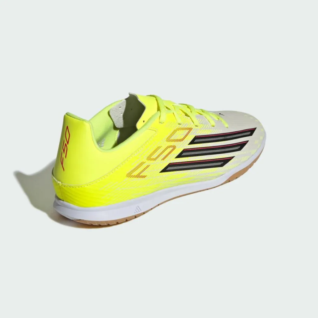 adidas Fußball|Fußballschuhe<· F50 CLUB Fußballschuh, Hallenböden Team Solar Yellow 2 / Core Black / Lucid Red