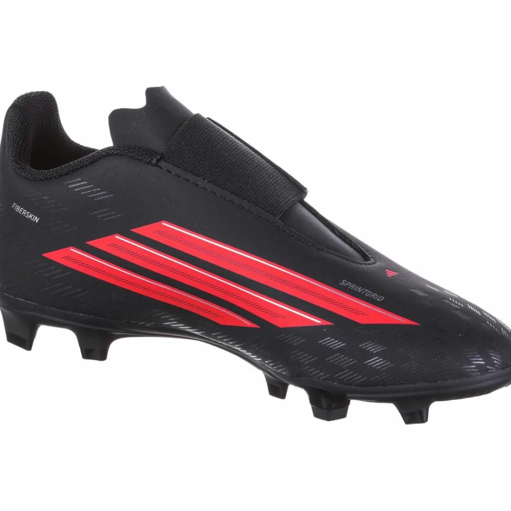 adidas Fußball|Fußball<· F50 CLUB VEL FG-MG J core black-lucid red-core black