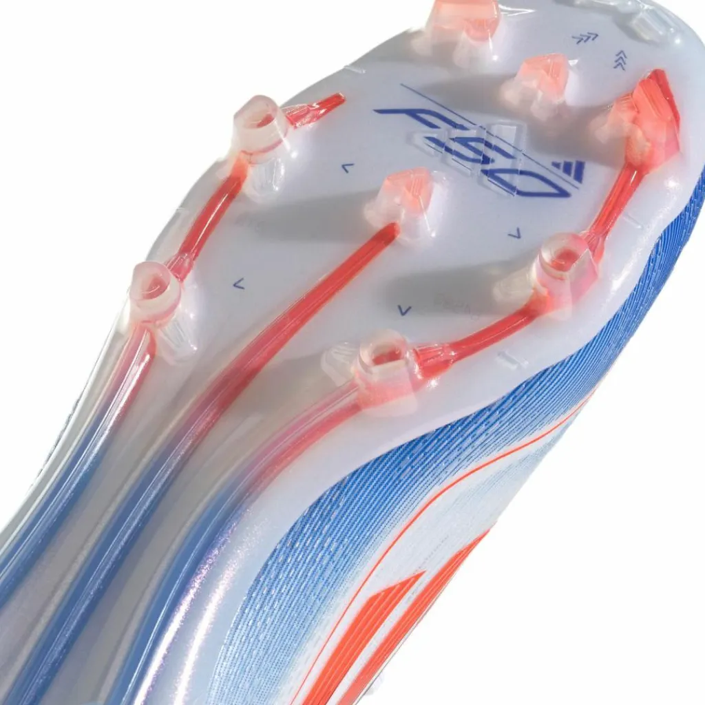 adidas Fußballschuhe<· F50 ELITE FG ftwr white-solar red-lucid blue