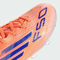 adidas Fußball|Fußballschuhe<· F50 Elite Kids Fußballschuhe für feste Beam Orange / Lucid Blue / Cloud White