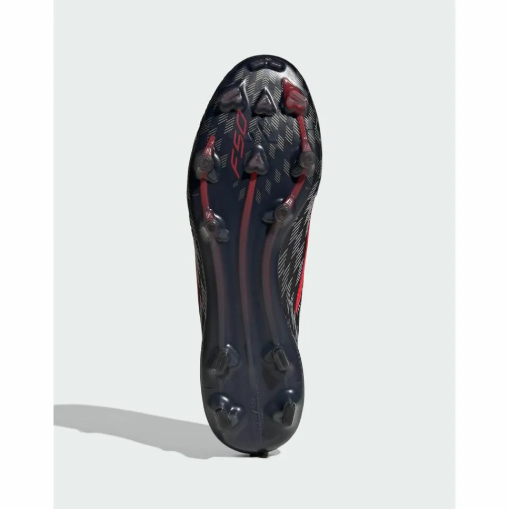 adidas Fußballschuhe|Fußballschuhe<· F50 ELITE Laceless Firm Ground Core Black / Lucid Red / Core Black