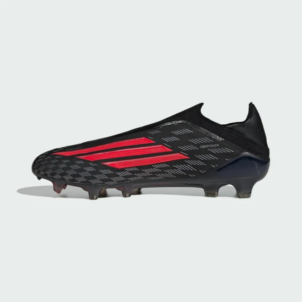 adidas Fußballschuhe|Fußballschuhe<· F50 ELITE Laceless Firm Ground Core Black / Lucid Red / Core Black
