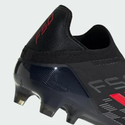 adidas Fußballschuhe|Fußballschuhe<· F50 ELITE Laceless Firm Ground Core Black / Lucid Red / Core Black