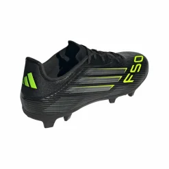 adidas Fußballschuhe<· F50 League FG/MG Coral Blaze schwarzgrau