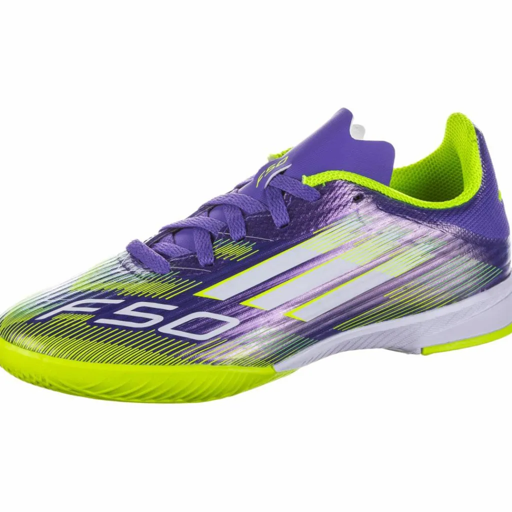 adidas Fußballschuhe<· F50 LEAGUE IN J purrus-ftwwht-luclem