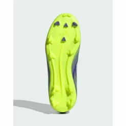 adidas Fußball|Fußballschuhe<· F50 League Kids FG/MG Fußballschuh Purple Rush / Cloud White / Lucid Lemon