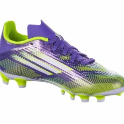 adidas Fußballschuhe<· F50 LEAGUE MG J purrus-ftwwht-luclem