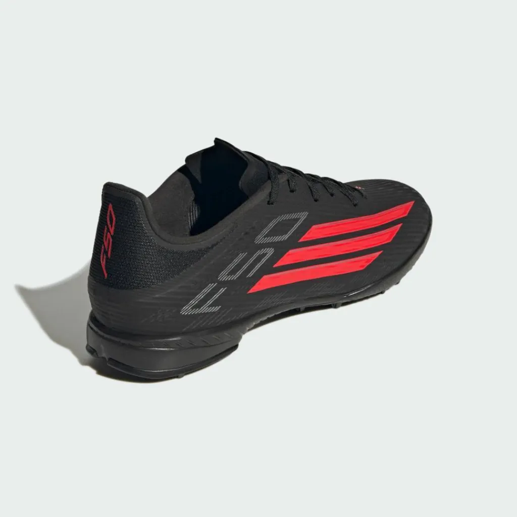 adidas Fußball|Fußballschuhe<· F50 LEAGUE Turf Fußballschuh Core Black / Lucid Red / Core Black