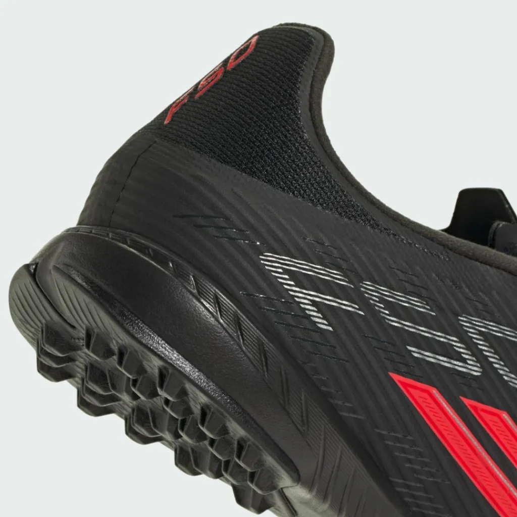 adidas Fußball|Fußballschuhe<· F50 LEAGUE Turf Fußballschuh Core Black / Lucid Red / Core Black